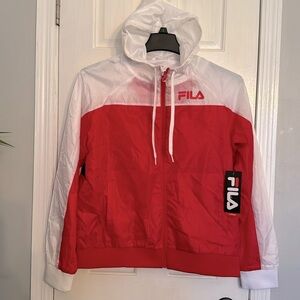 Fila sally sail wind performance jacket NWT